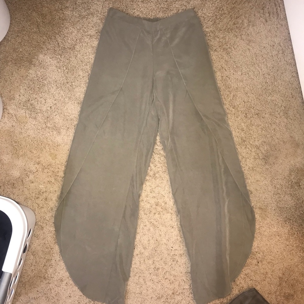 Anthropologie Drew green sage pants